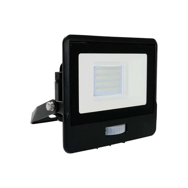 V-TAC LED прожектор, 20W, черен, IP65, 1 източник на светлина, 6 см дълбочина, 230 V