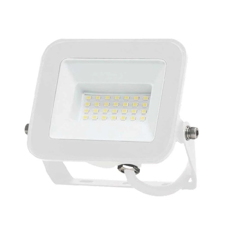 Proiector LED V-TAC 30W, Chip Samsung, IP65, Alb, 2.9cm