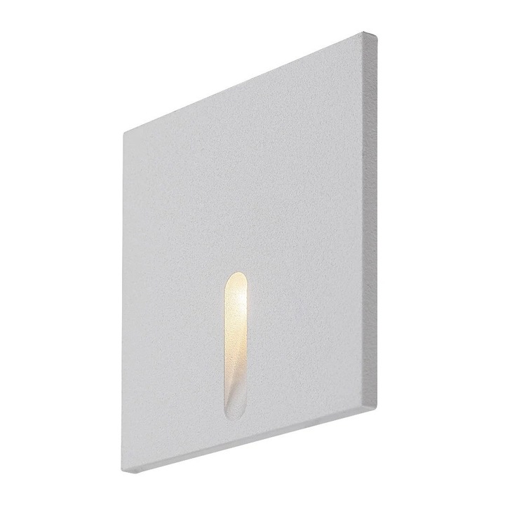 Spot LED Rabalux Boven, 3W, Alb, 6.5x6.5cm, Design Patrat