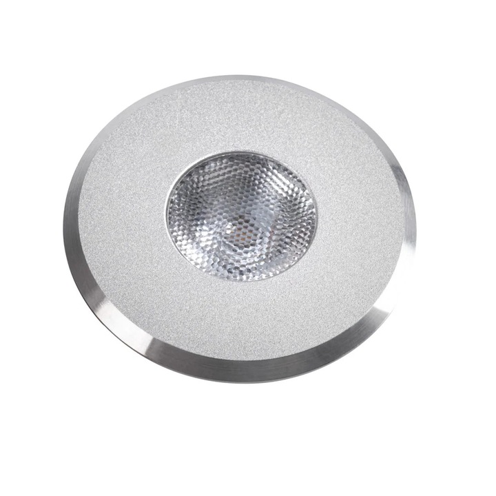 Kanlux HAXA LED spotlámpa, 1 forrás, ezüst króm, 4x4x4cm, IP20