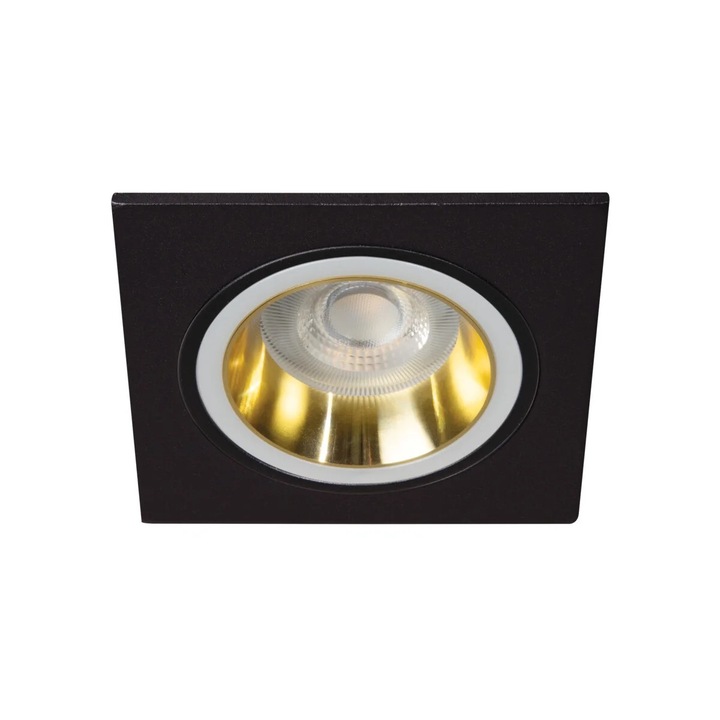 Spot Kanlux Feline, auriu, 9.3x9.3cm, 1 sursa de iluminare, IP 20