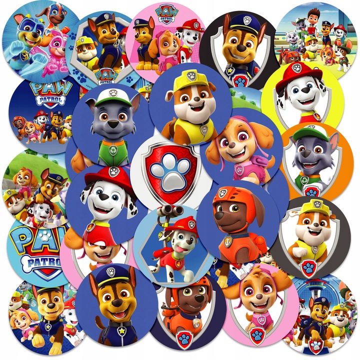 Комплект от 23 стикера, World Case, Paw Patrol