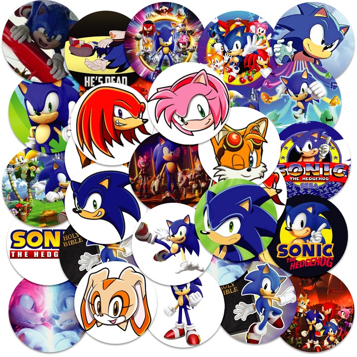 Комплект стикери, World Case, 23 части, различни дизайни, 4см