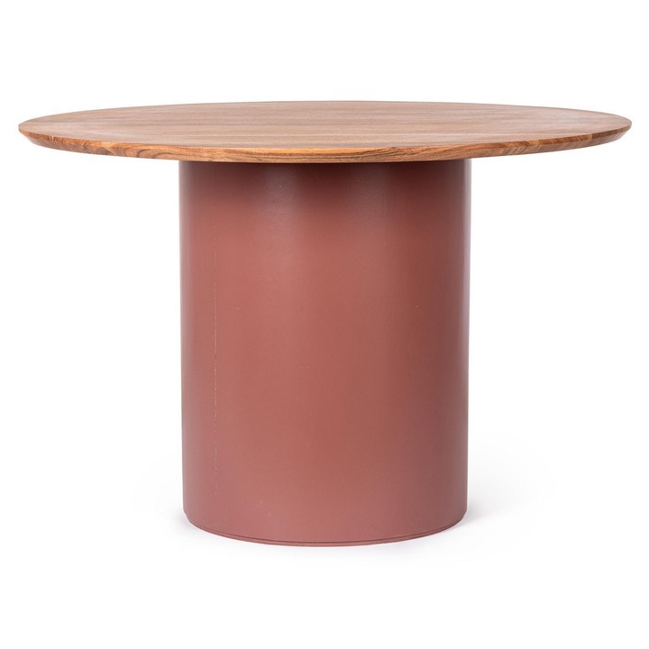 Masa lemn caramiziu maro Ojas 115x75 cm