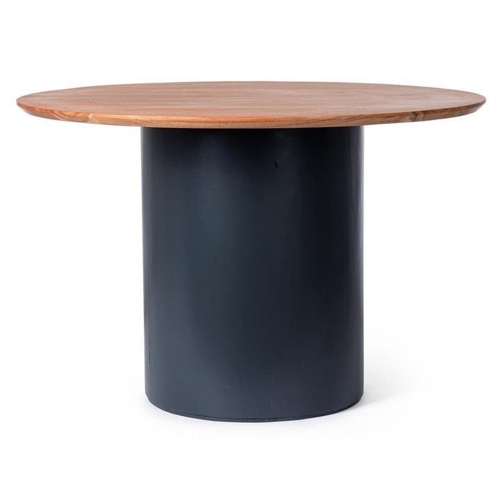 Masa lemn albastru maro Ojas 115x75 cm