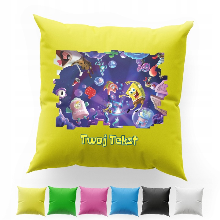 Калъфка за възглавница, World Case, персонализирана, многоцветна, 40x40см