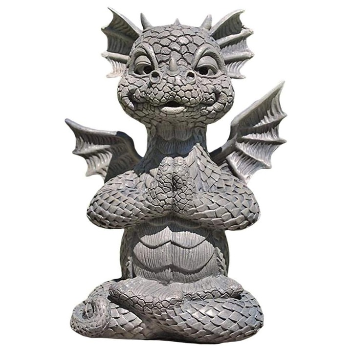 Statuie Dragon, AMRINUGL, rasina rezistenta la intemperii, decor pentru gradina