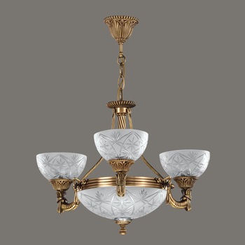 Lustra BUSSY LIGHTING 3038 3 brate ,E27 3x60w+E14 3x40w,alama,metal, finisaj bronz-antiq / sticla-cristal Lustra BUSSY LIGHTING 3038 3 brate ,E27 3x60w+E14 3x40w,alama,metal, finisaj bronz-antiq / sticla-cristal