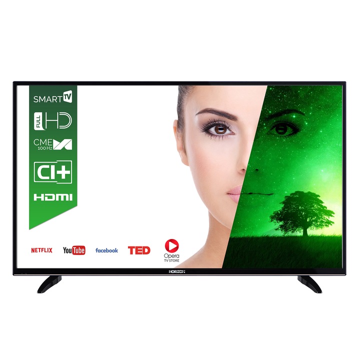 Televizor LED Smart Horizon, 140 cm, 55HL7310F, Full HD, Clasa A+