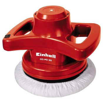 Masina de polisat auto Einhell CC-PO 90, 90 W, 240 mm disc polisare Masina de polisat auto Einhell CC-PO 90, 90 W, 240 mm disc polisare