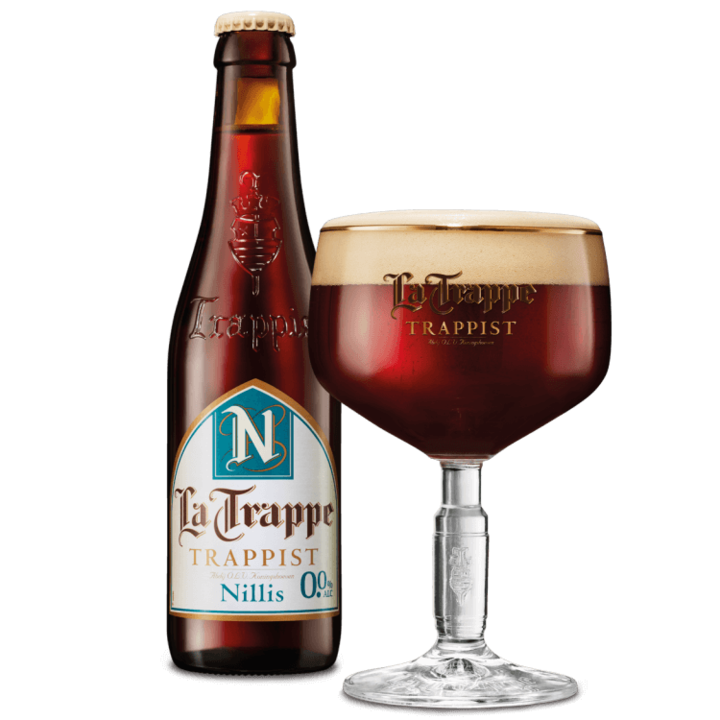 La Trappe Nillis 0% Trappista alkoholmentes barna ale 0, 33L üveg