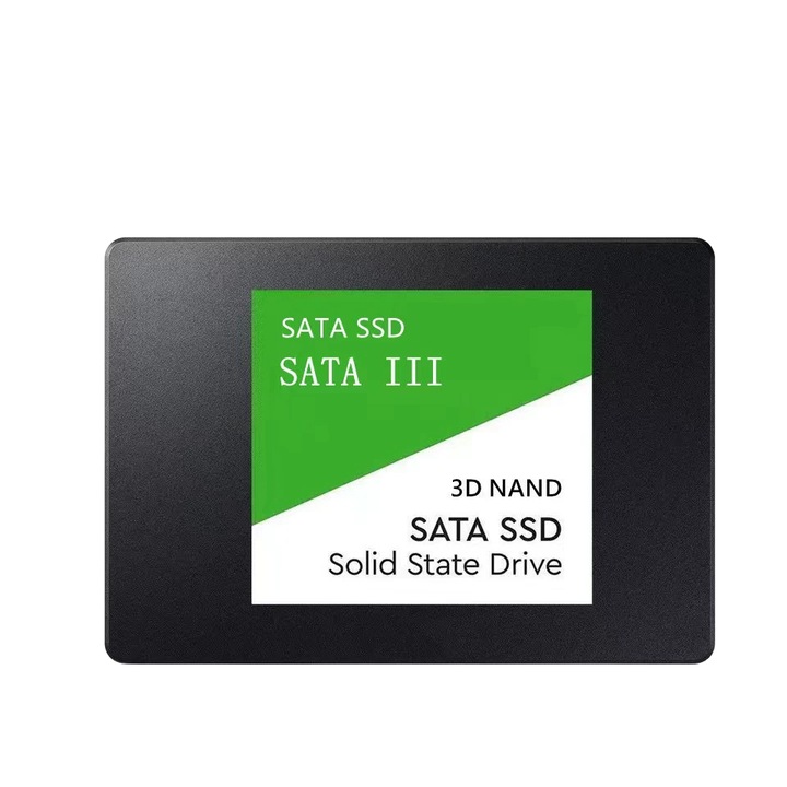 SATA SSD диск, 4TB, 500 mb/s, Зелено