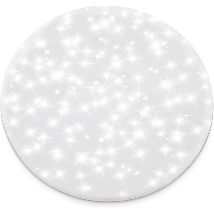 Starry Sky mennyezeti lámpa, 24 W, 2000 lm, Átmérő 315 mm, Kerek, 2700 K Meleg fehér, csillogó hatású