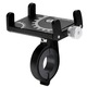 Suport de Telefon pentru Bicicleta/Motocicleta/Scuter/Trotineta, SINBINTA, Montaj pe Ghidon, Brat de clema puternic, Design cu patru gheare, Rezistent apa si socuri, Montare usoara, Aliaj de aluminiu, 9x5.5x2.7cm, Negru