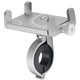 Suport de Telefon pentru Bicicleta/Motocicleta/Scuter/Trotineta, SINBINTA, Montaj pe Ghidon, Brat de clema puternic, Design cu patru gheare, Rezistent apa si socuri, Montare usoara, Aliaj de aluminiu, 9x5.5x2.7cm, Argintiu