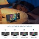 Ceas cu Alarma de Proiectie, SINBINTA, Ceas Multifunctional cu LED si Proiectie, Proiectie pana la 5m, Cu proiector rotativ la 180°, 4 niveluri de lumina reglabile, 3 setari de alarma, Functie snooze, Temperatura, Datei, ABS, 18x7.5cm, Negru