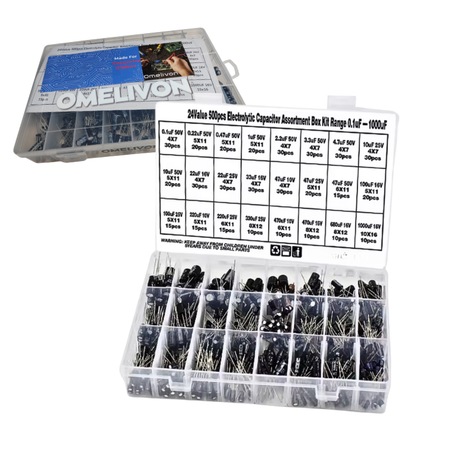 720Pcs 24 tipi condensatori ceramici kit assortimento 0.1uf-100nf 5