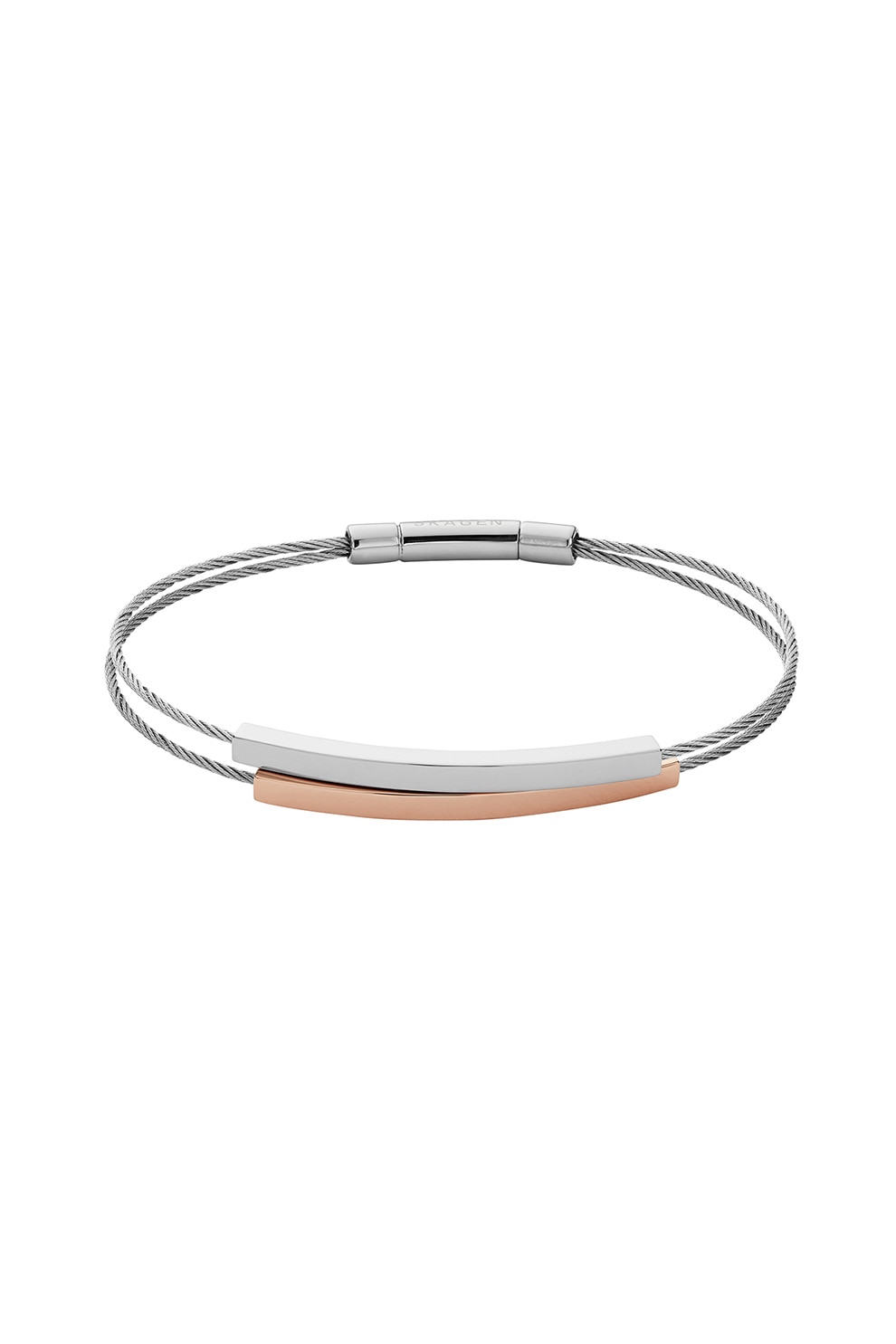 Skagen, Bratara Elin, Argintiu/Auriu rose