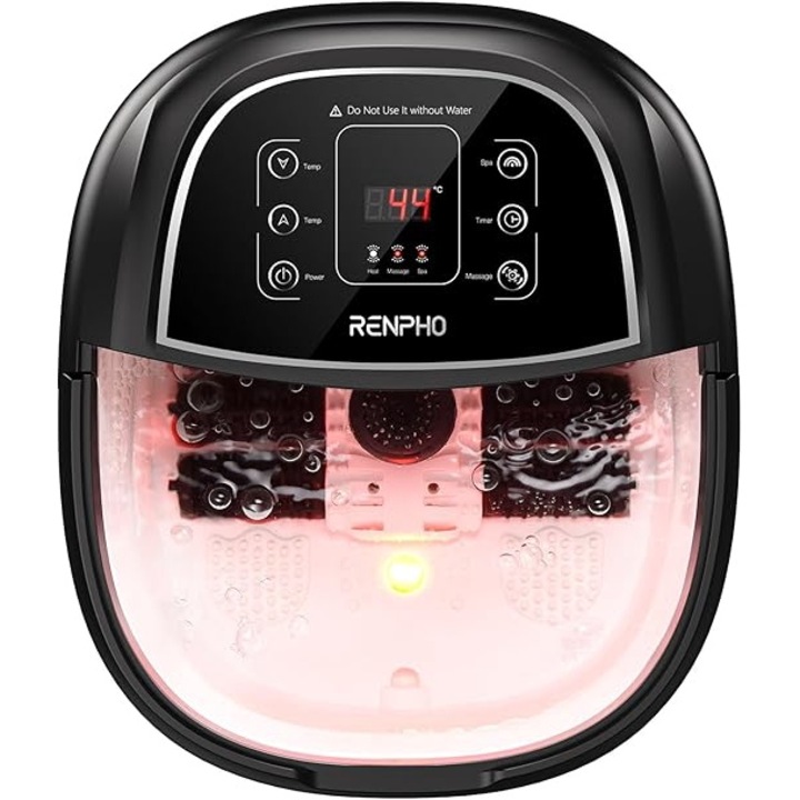 RENPHO JD-618 Cada pentru picioare cu functie de masaj, cada de baie electrica pentru picioare cu timer, cada