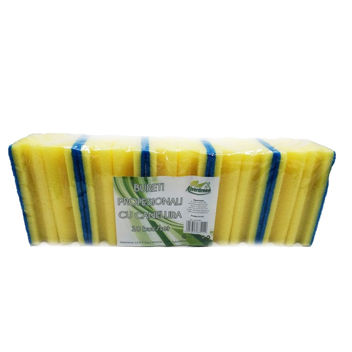 Pachet 3 X Bureti de vase cu canelura Clino 10buc/set