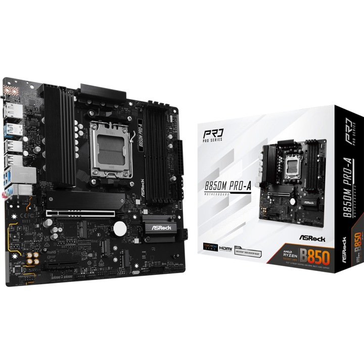 Дънна платка ASROCK B850M PRO-A /AM5 B850MPRO-A