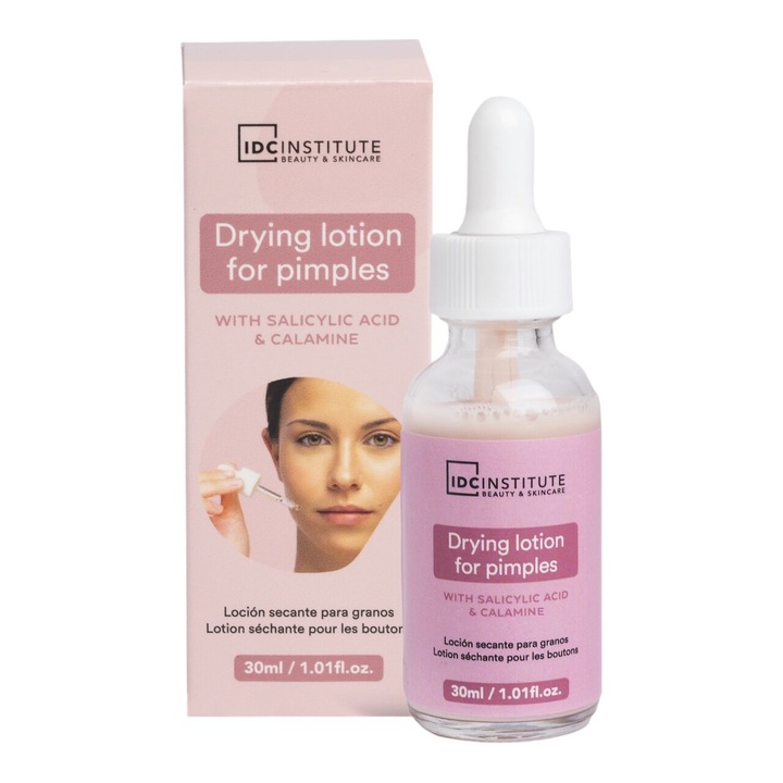 Lotiunea anti-acnee cu acid salicilic Skin Solution IDC Institute, 90014, 30 ml