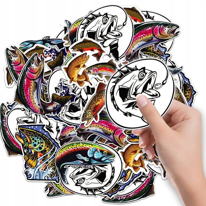 Комплект от 6 самозалепващи етикета, World Case, различни дизайни, 8x12 см, за деца