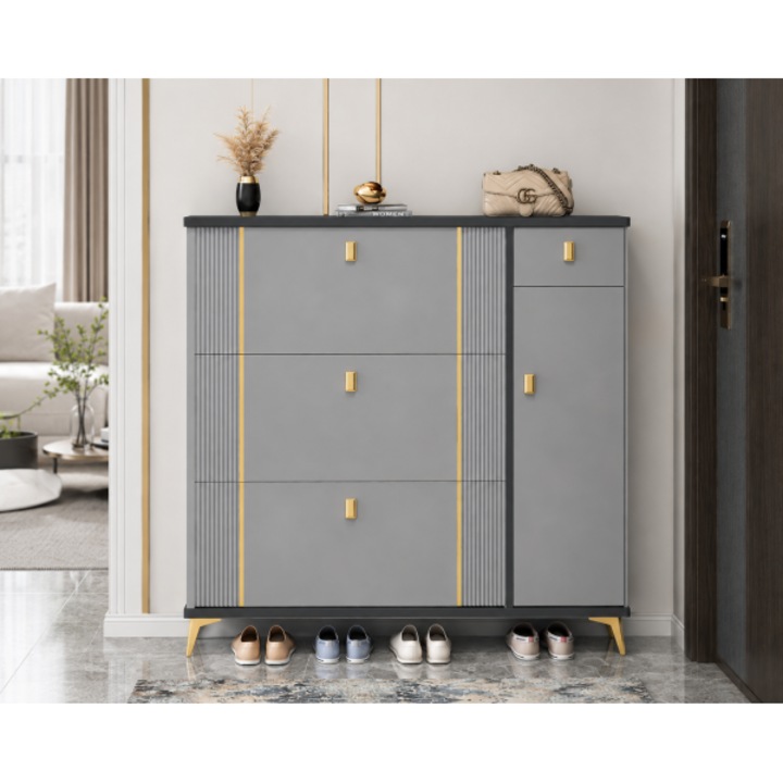Pantofar 113-602 MDF Grey 100x24x118 cm