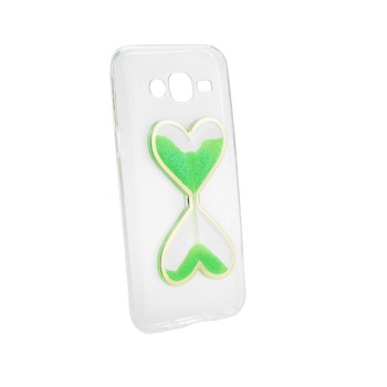 Husa Samsung Galaxy A5 2016 quick sand inimioara sclipici verde Husa Samsung Galaxy A5 2016 quick sand inimioara sclipici verde