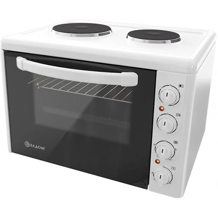 Aragaz, Eldom, 203VF, 38l, Inox, Argintiu