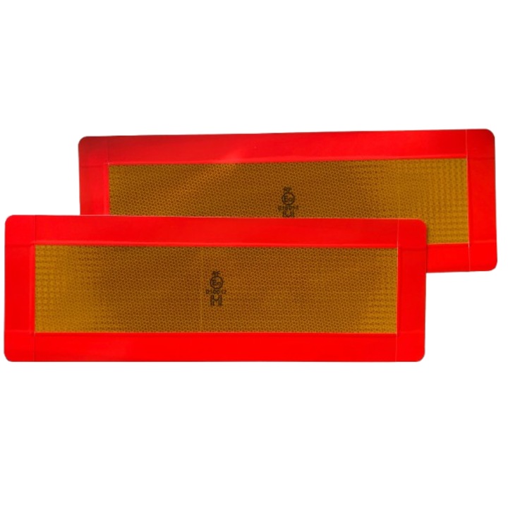 Комплект 2 метални светлоотразителни табелки