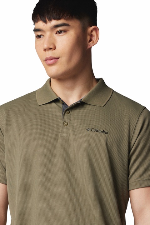 Columbia, Тениска Utilizer™ UPF 30 с яка, Каки, 2XL