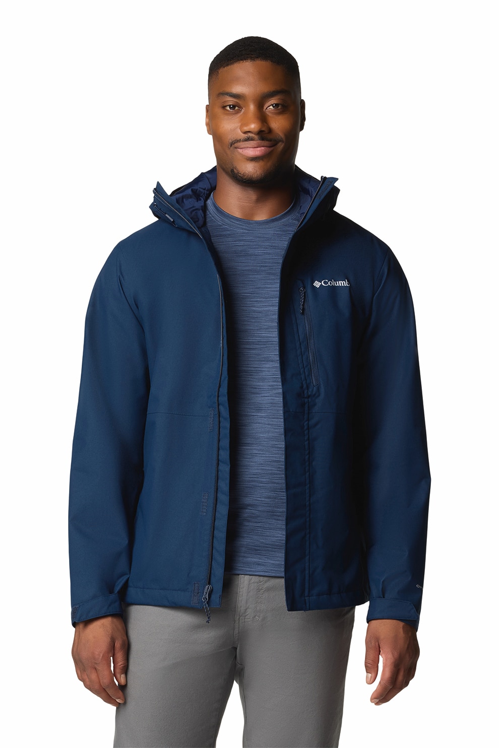 Icepeak, Jacheta cu fermoar, pentru drumetii Byron, Bleumarin
