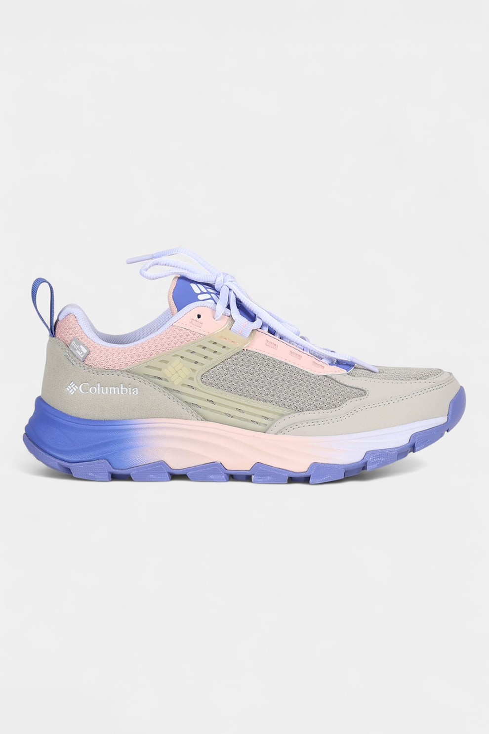 Columbia, Pantofi pentru drumetii Hatana Max Outdry, Roz somon, Albastru deschis, Grej, 6