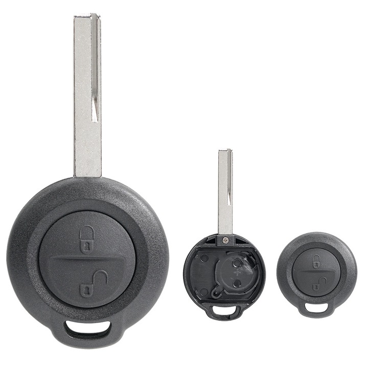 Carcasa Cheie Auto pentru Mitsubishi Colt 2005 - 2012 Smart ForFour 2 Butoane