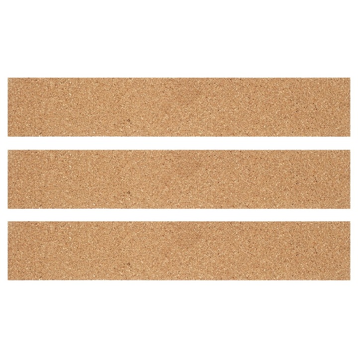 Set 3 benzi pluta natural maro 30x5x0.6cm pentru mesaje