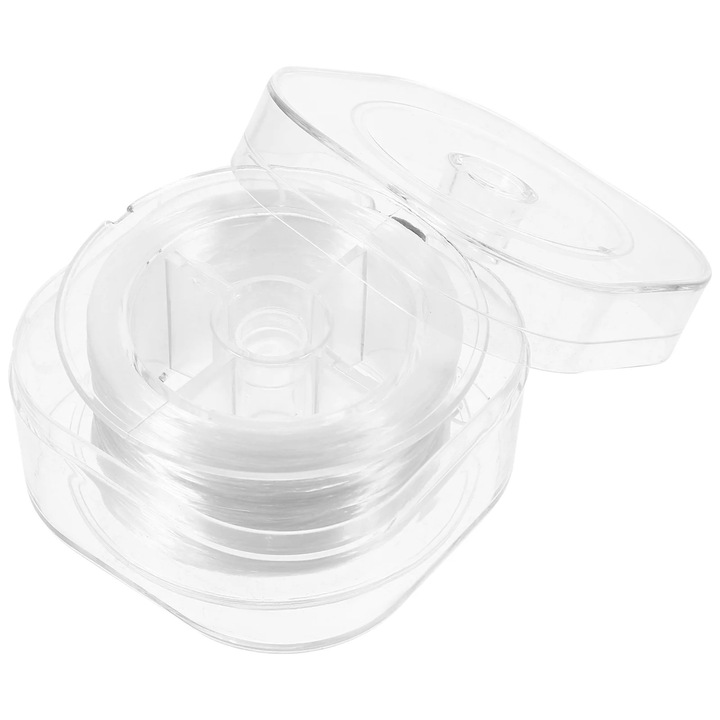 Sfoara elastica pentru bijuterii, set 3 role, material fibra poliuretan, 7.50x7.50x4.00cm