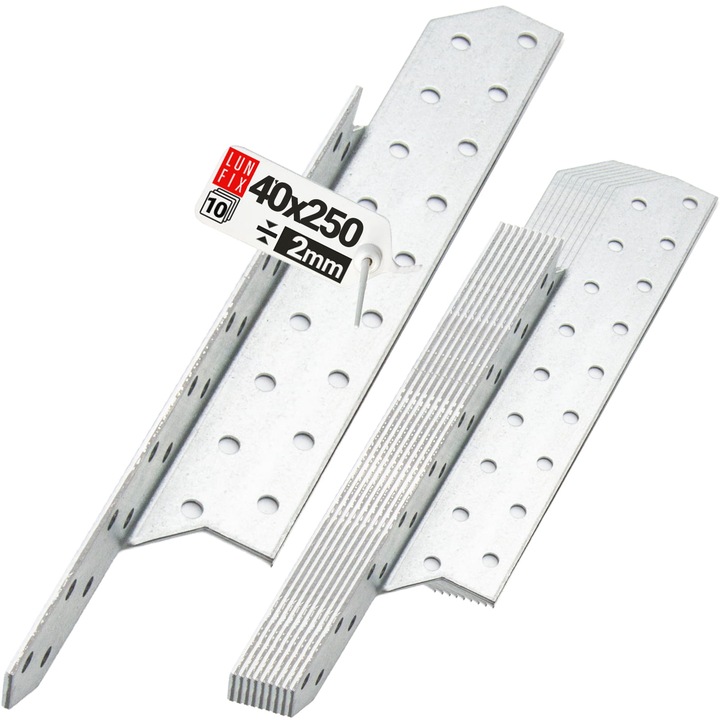 Conector capriori tamplarie LK5, Lun Fix, 250x40 mm STANGA 10 buc