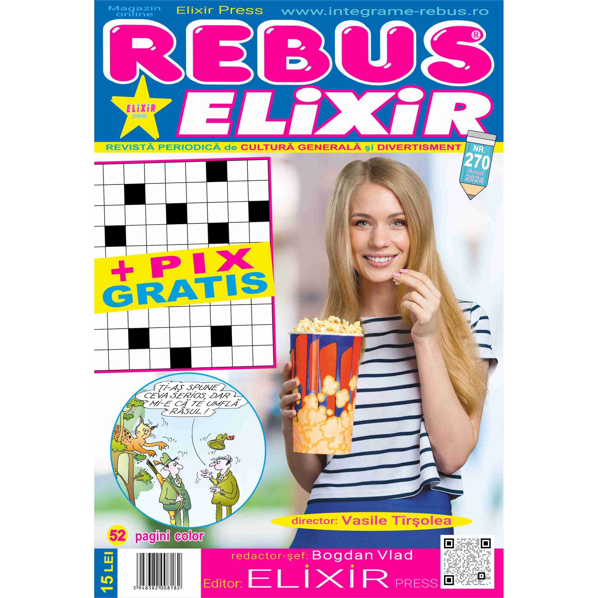 Elixir Integrame Integrame, Elixir Press, Rebus elixir nr 270, 52 pagini - eMAG.ro