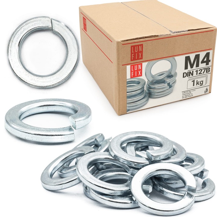 Saiba elastica M4 Lun Fix, zincata DIN127 1kg