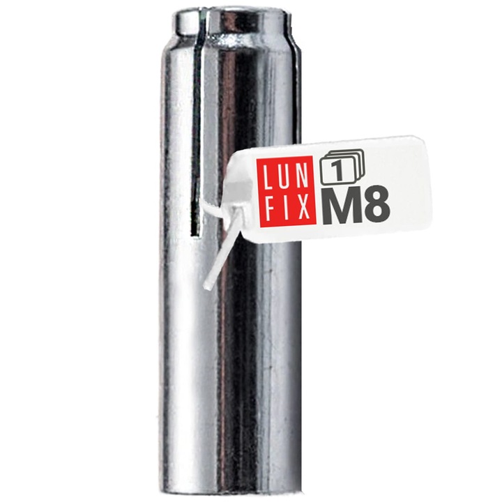 Стоманен анкер M8 Hammer с разширителна втулка за бетон 1 бр., Lun Fix