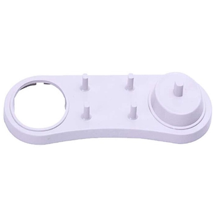 Elektromos fogkefe tartó, kefefejekhez, fehér