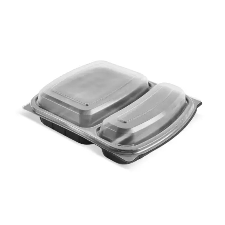 Caserola polipropilena cu capac bicompartimentata 50/set