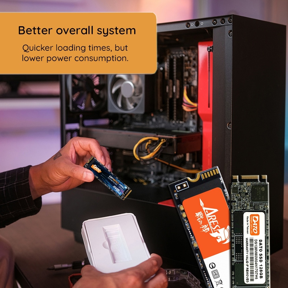 Hard SSD Intern PCIe Gen5x4 1TB, 9300MB/s - Dato (DP580-1TB