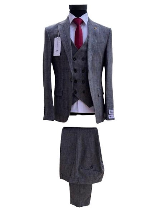 Costum Barbati F-5, Gri inchis