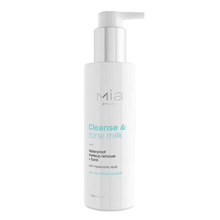 Lapte demachiat si toner Mia Makeup Cleanse & Tone Milk, 200 ml
