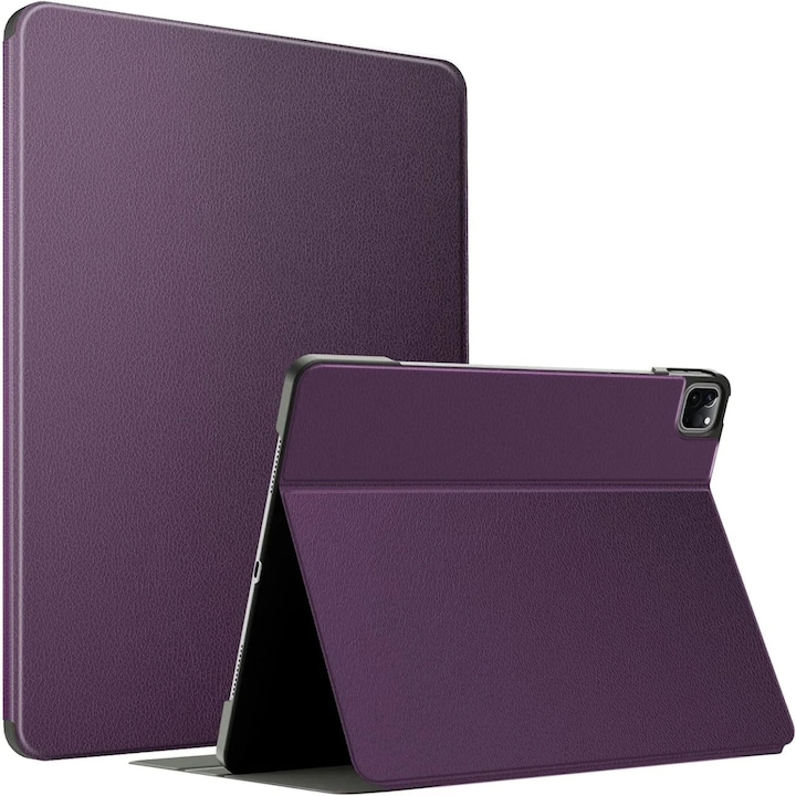 Husa de protectie pentru iPad Pro Soke, Piele Pu, violet, 12, 9 inchi