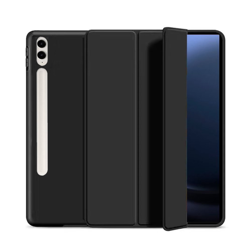 Husa pentru tabletele Samsung Galaxy Tab S10 (2024) / Tab S9 (2023) de 11.0", Smart Cover cu Suport - Negru