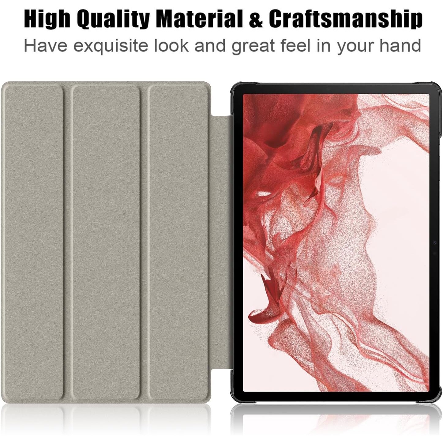 Husa pentru tabletele Samsung Galaxy Tab S10 (2024) / Tab S9 (2023) de 11.0", Smart Cover cu Suport - Don't Touch Me