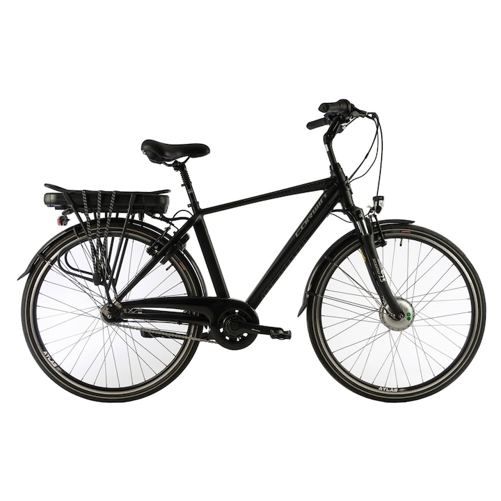 Elektromos kerékpár Corwin 28321 - 28 hüvelyk, 530 mm, 530 mm, matt fekete